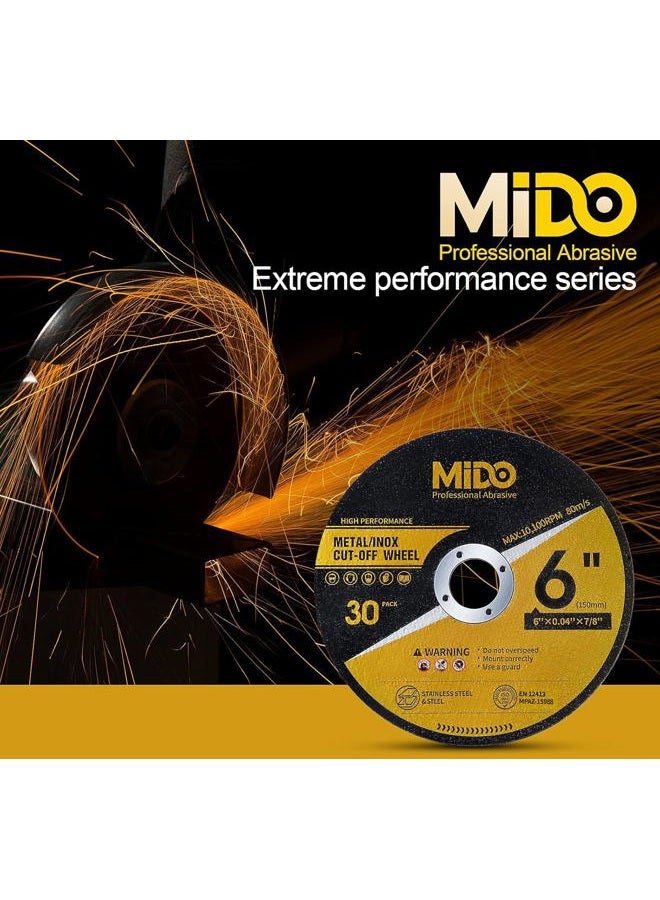 MIDO Professional Abrasive عجلات قطع ميدو الاحترافية 20 حزمة 7 بوصة - Image 5