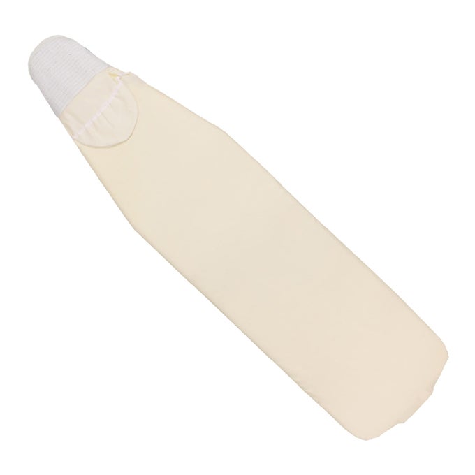 PROFESSIONAL HEAVYWEIGHT IRONING BOARD PAD AND COVER SET WITH DRAWSTRING CLOSURE IRONING BOARD NOT INCLUDED 100 NATURAL COTTON COVER AND PAD FITS STANDARD SIZED 54 IRONING BOARDS