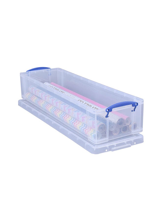 Really Useful Really Useful Storage BoxClear: Transparent , Stackable storage,Utility box,  Space-saving storage, Multi-purpose container - 22 Litre  - Image 3