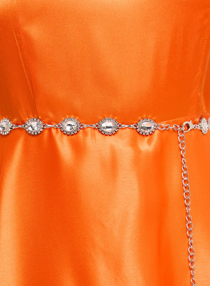 ايلا ليمتد اديشن Stone Detail Chain Belt