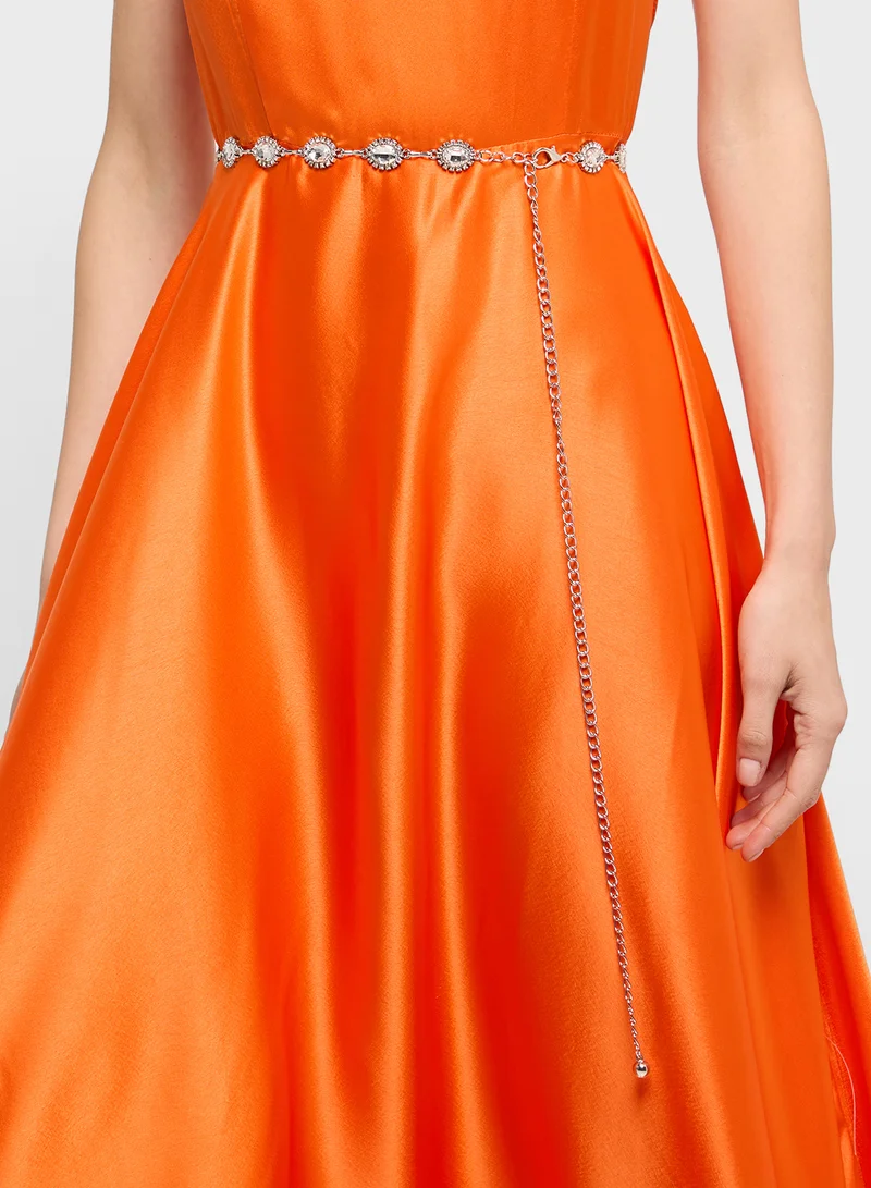 ايلا ليمتد اديشن Stone Detail Chain Belt