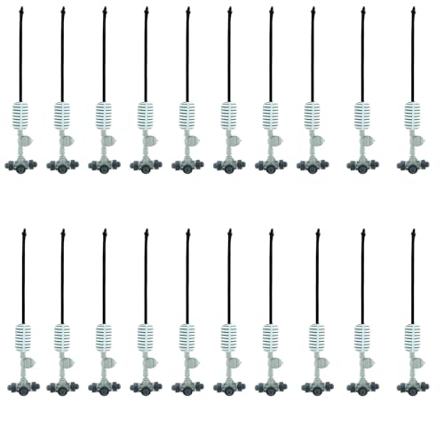 AGRIANSH Irrigation Fogger Sprayer System Mist Cooling Kit 4 Way Assembly Unit with Check Valve for Garden, Farm, Agriculture, Green houses, Poultry Farm-Pack of 20 - Image 2