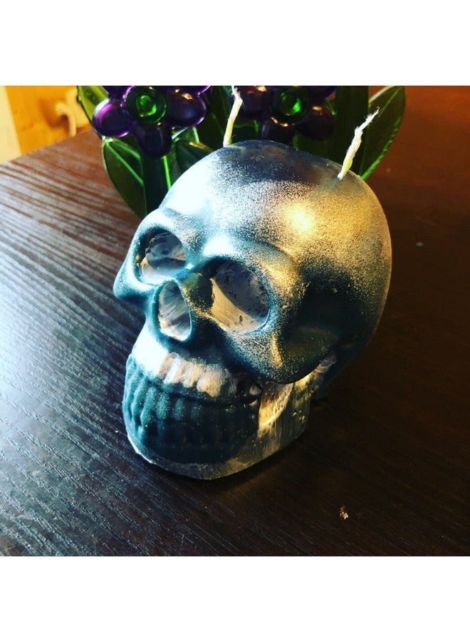 Silicone Skull Candle Molds, Maehsab 3D Skeleton Wax Candle Making Mould For Candle Handmade Diy, Skull Ghost Resin Epoxy Mold, Skull Shape Scented Candle Mold For Halloween Party Art Craft