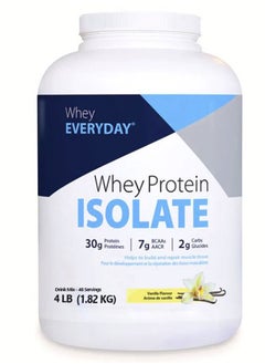 Everyday Whey Protein Isolate – Vanilla, 1.82kg – 48 Servings