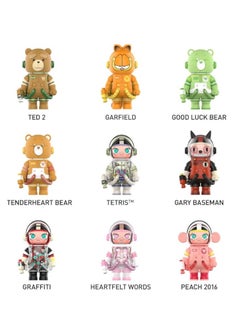 General POP MART Mega Space Molly 100% Series 3 Pop Figures Random Characters Anime Action Figures Collectible Characters Collector's Art Toys Toy Figures Gift 1 pc  - Image 4
