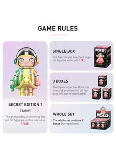 General POP MART Mega Space Molly 100% Series 3 Pop Figures Random Characters Anime Action Figures Collectible Characters Collector's Art Toys Toy Figures Gift 1 pc  - Image 5