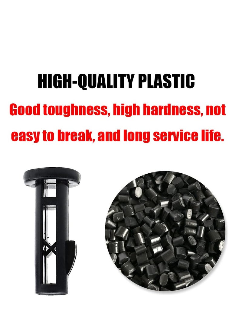 Excefore - Wheelie Bin Lid Hinge Pins, 6 Pcs  Outdoor Bin Lid Pin Fixings Plastic Bin Lid Pins for Wheelie Trash Bins, 240L Household and Commercial Wheelie Trash Bins - Image 1