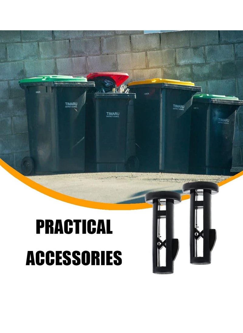 Excefore - Wheelie Bin Lid Hinge Pins, 6 Pcs  Outdoor Bin Lid Pin Fixings Plastic Bin Lid Pins for Wheelie Trash Bins, 240L Household and Commercial Wheelie Trash Bins - Image 1