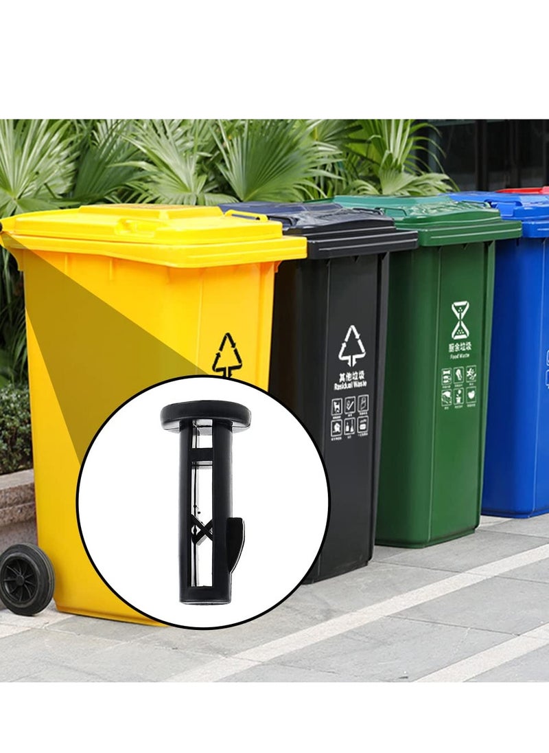 Excefore - Wheelie Bin Lid Hinge Pins, 6 Pcs  Outdoor Bin Lid Pin Fixings Plastic Bin Lid Pins for Wheelie Trash Bins, 240L Household and Commercial Wheelie Trash Bins - Image 1