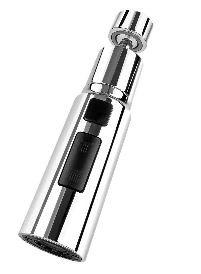 SOLARAE Kitchen Tap Spray Head, Kitchen Sink Tap Spray, 360° Swivel Spout FM22M24, Faucet Extender for Kitchen Sink, 3 Modes Tap Adapter Accessories - Image 1