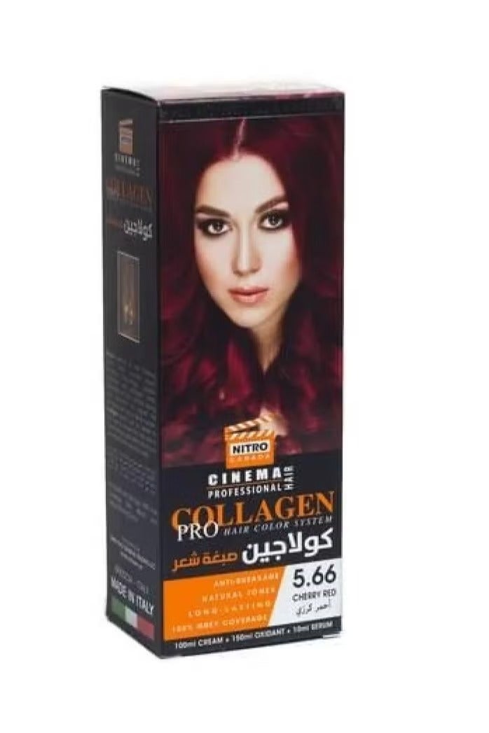 نيترو كندا صبغة شعر كولاجين 5.66 احمر كرزي