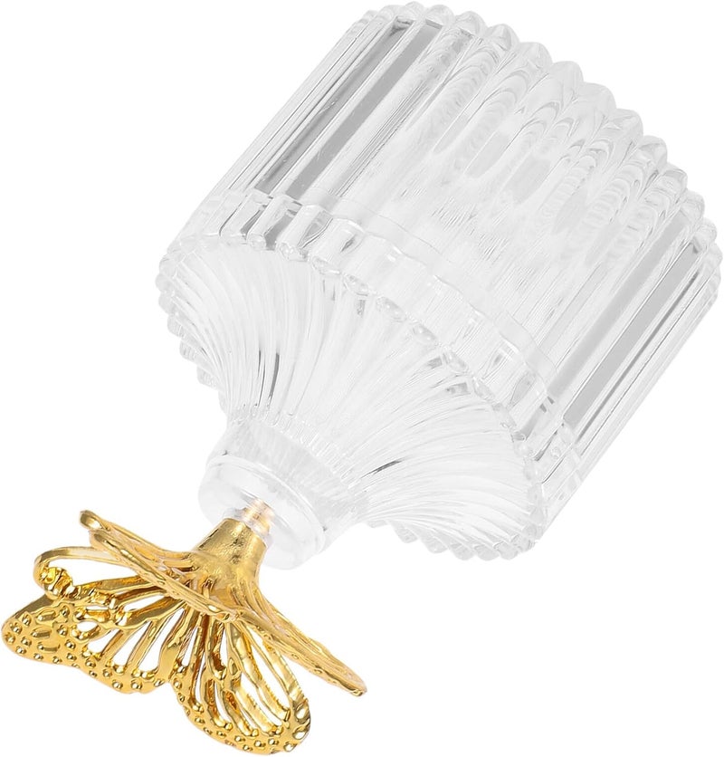 IDEANATEGRATE 12pcs Butterfly-shaped Wedding Candy Boxes round Candy Treat Containers with Electroplated Gold Lid Party Favor Storage for Bridal Shower and Birthday - Image 1