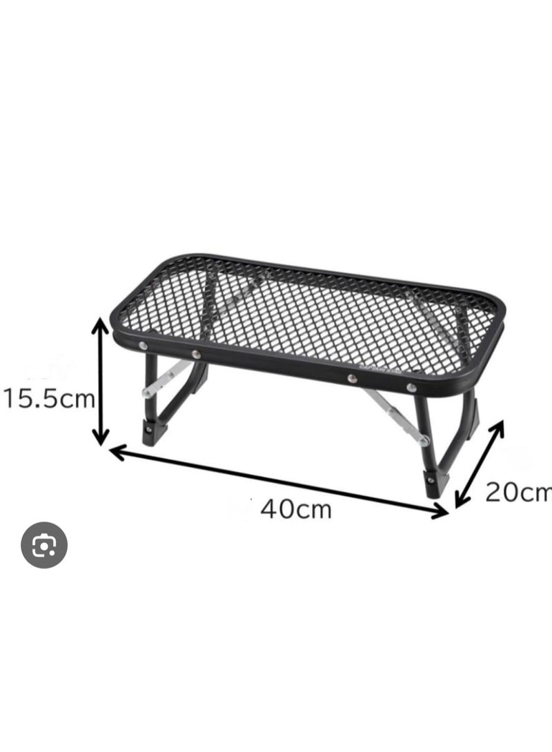 Folding Camping Table – Portable Lightweight Metal Table for Outdoor Desert Trips, Picnics and Camping Adventures, Durable and Easy to Carry Design - Image 4