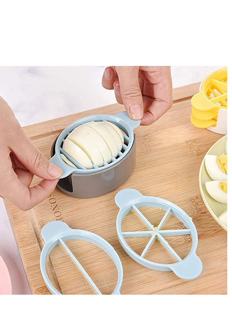 KASTWAVE Egg Slicer Cutter Set with 3 Cutters, Boiled Eggs Cutting Easy Slicing Wedges Or Halves Great for Sandwiches Mushroom Strawberry Salad - Image 2