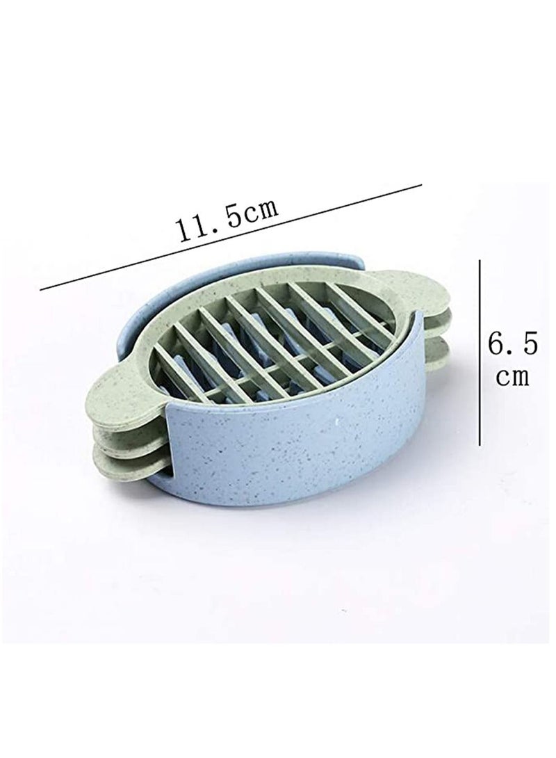 KASTWAVE Egg Slicer Cutter Set with 3 Cutters, Boiled Eggs Cutting Easy Slicing Wedges Or Halves Great for Sandwiches Mushroom Strawberry Salad - Image 5