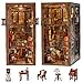 MiniCity Book Nook Kit DIY Dollhouse Booknook Book Nook Miniature Kit for Bookshelf Insert Decor Crafts for Adults Teen Halloween Abbey Library - Image 2