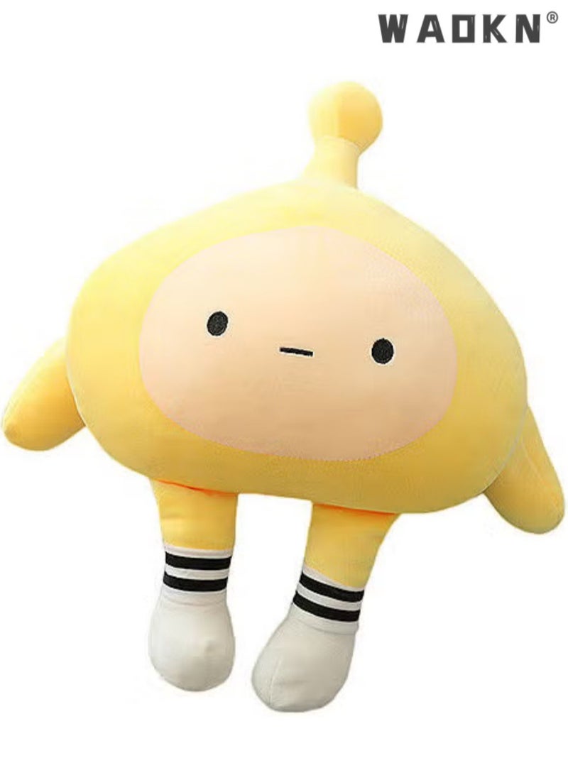 WAOKN 30cm Cute Egg Party Plush Stuffed Animal Body Pillow, Soft Cylindrical Hugging Toy for Kids, Adorable Kawaii Pillow for Bedding and Naptime, Perfect for Sleepovers and Playtime - Image 1
