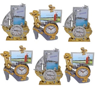 Pelo Set of 6 Duck Shape Clock with Frame for Shelf Designer Small Watch with Frame Golden 45 Gram Pack of 1 - pzsku/Z2B343C4006BD7EE5D7F0Z/45/1748264972/918e8d23-b228-4ff2-98de-ccb66d8b9243