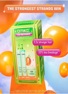 amika AMIKA Play Your Strength Repair Routine Set – Complete Strengthening & Repairing Haircare Kit for Damaged, Weakened, or Over-Processed Hair – Restores, Fortifies, and Protects for Healthier, Resilient Hair  - Image 2
