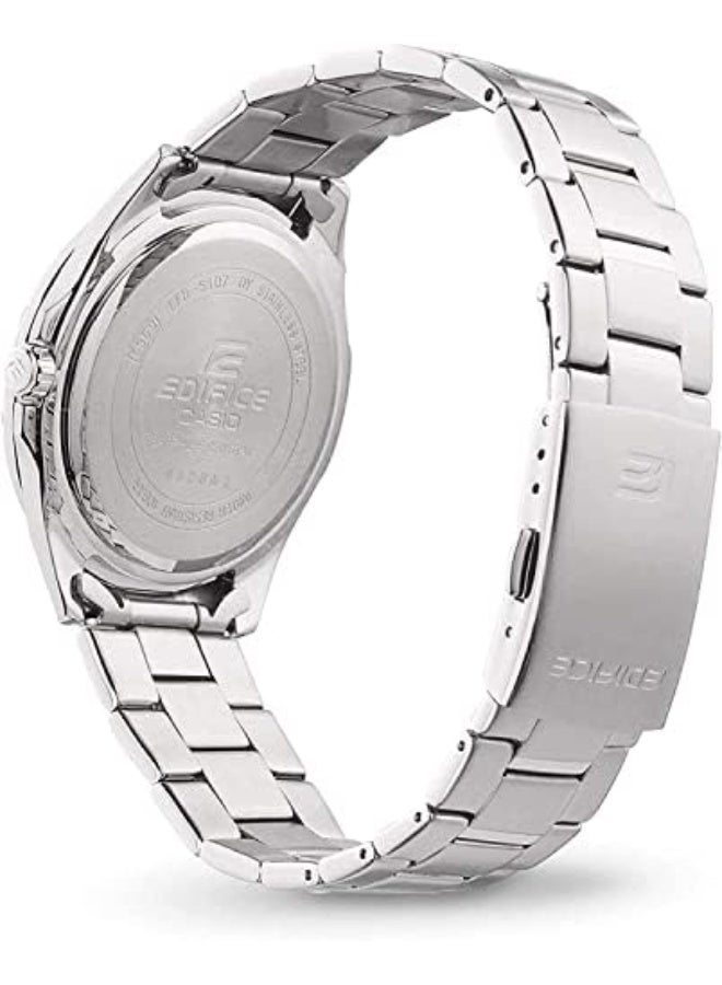 كاسيو ساعة إيديفيس ستاندرد كرونوغراف للرجال من الفولاذ المقاوم للصدأ EFR-S108DE-8AVUDF - Image 3
