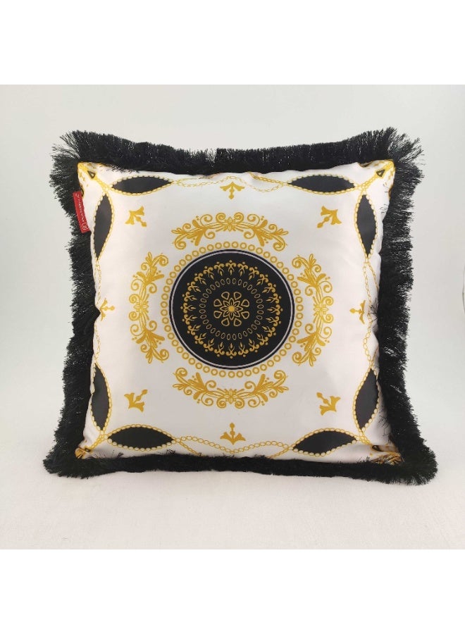 Ramsha Multi Color Polyester Cushion with Filler Cushion for Floor,throw cushion,sofa cushion Bed, Couch - CS 055 (45x45cm) - Image 1