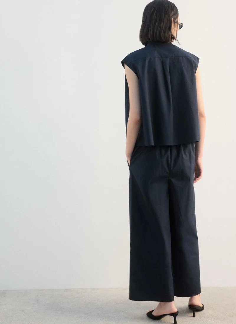 مانجو Straight-fit trousers with elastic waist