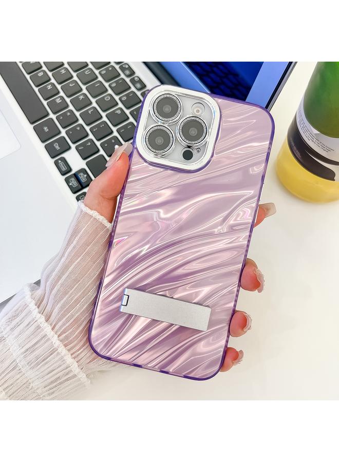 اس-توب جراب لهاتف iPhone 16 Pro Max مطلي بطبقة لامعة ومتين من مادة TPU مع غشاء عدسة - Image 1