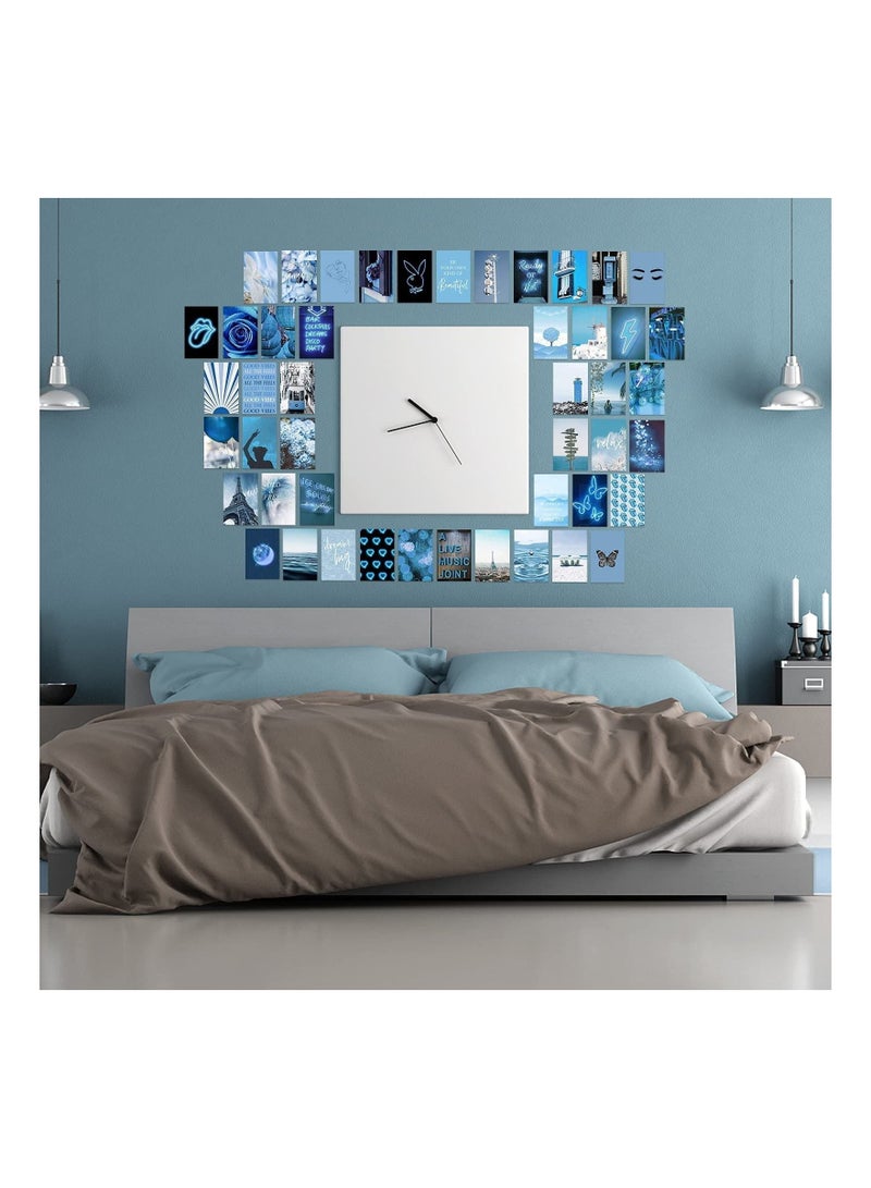 كابتن تيك 50 Pieces Wall Collage Kit, Room Aesthetic Posters, Small Landscape Vintage Photo Collage Postcards, Wall Art Poster Image Prints for Bedroom Living Room Dorm Aesthetic Wall Decor, (4 x 6 Inches) - Image 2