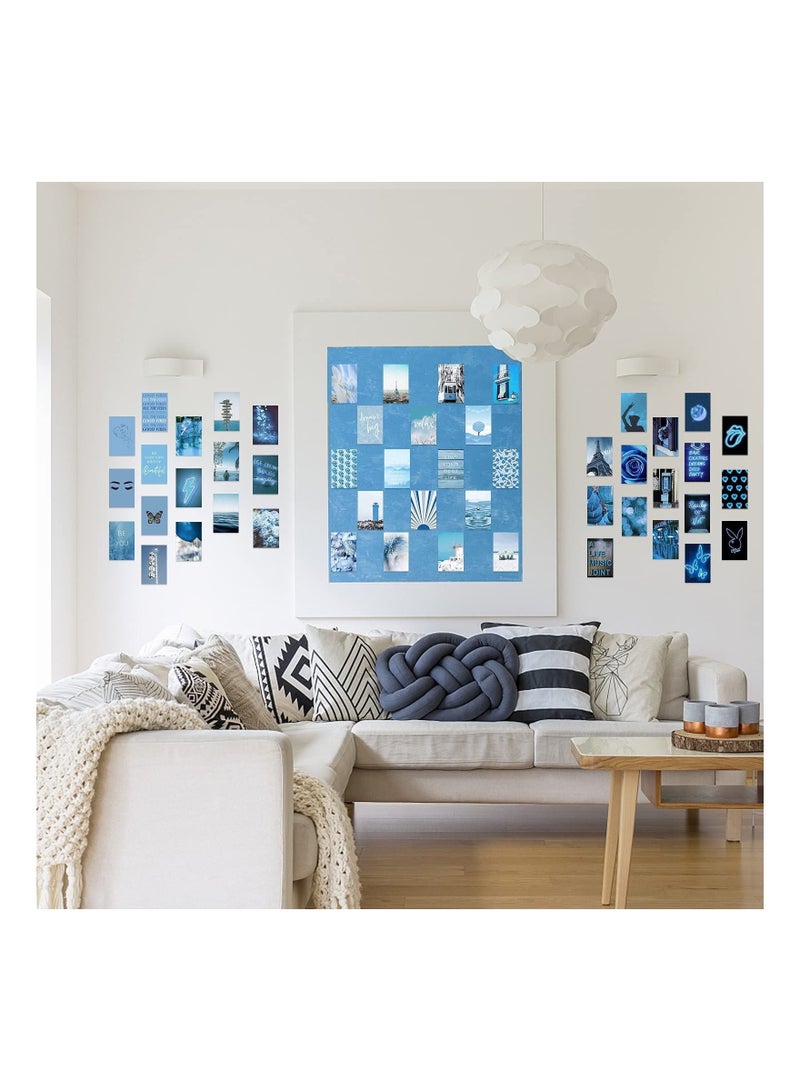 كابتن تيك 50 Pieces Wall Collage Kit, Room Aesthetic Posters, Small Landscape Vintage Photo Collage Postcards, Wall Art Poster Image Prints for Bedroom Living Room Dorm Aesthetic Wall Decor, (4 x 6 Inches) - Image 5