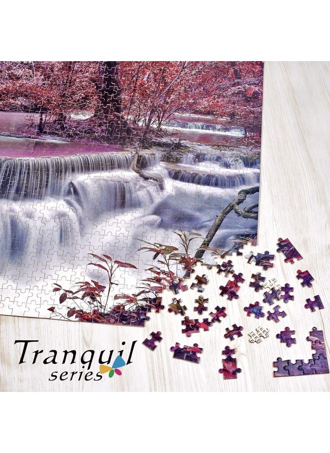 Ingooood Ingooood Tranquil Series- Mountains Waterfall - Jigsaw Puzzles 1000 Pieces for Adult  - Image 3