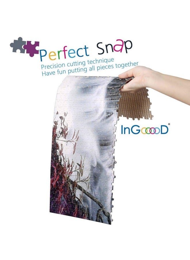 Ingooood Ingooood Tranquil Series- Mountains Waterfall - Jigsaw Puzzles 1000 Pieces for Adult  - Image 4