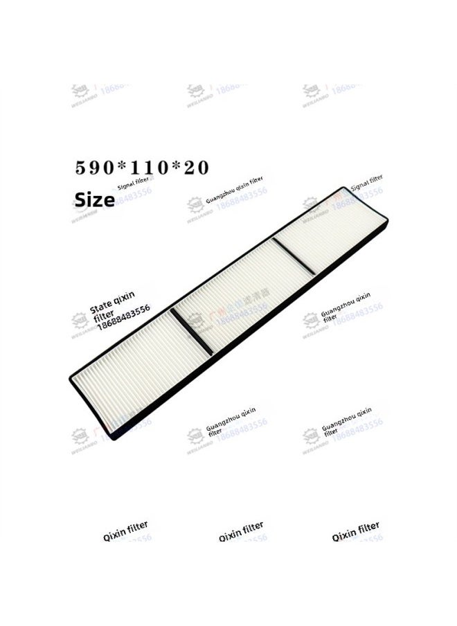 Generic - Excavator Carter CAT 312 313 320 330 336 349 D2GC Air Conditioning Filter Element Filter Accessories-Specifications:Built-in + External Without Frame-color:standard - Image 1