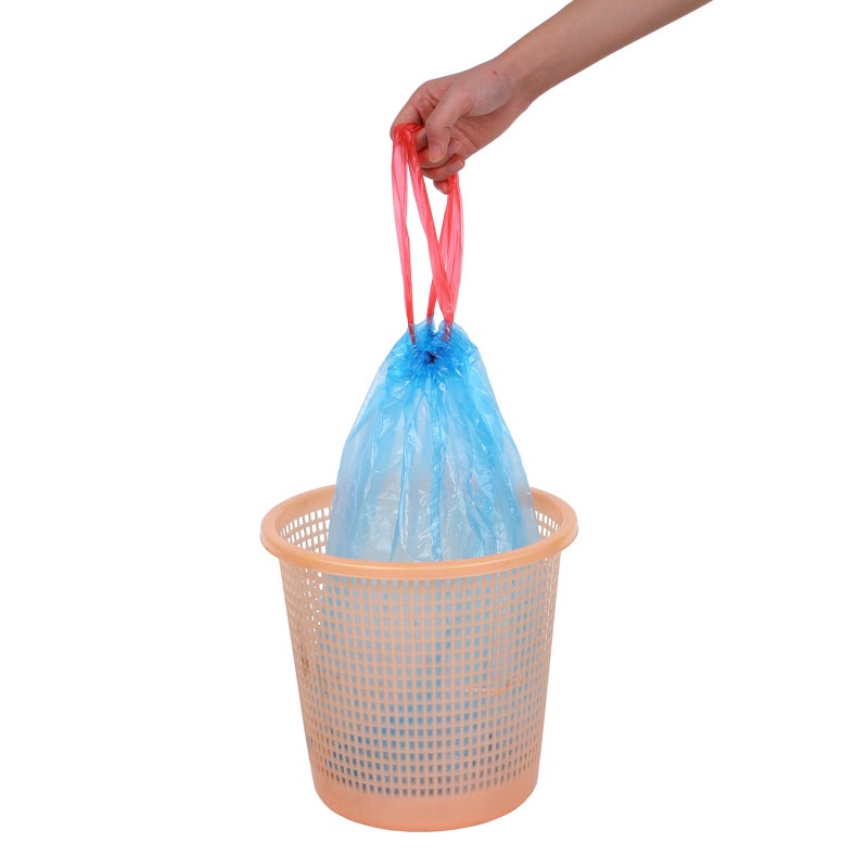 Garbage Bags 45x50cm Durable PP Material - 75-Count Pack 15 Bags Per Roll Plastic Bags for Household Kitchen Waste Disposal - Image 4