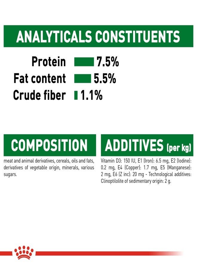 رويال كانين طعام رويال كانين ميني للكلاب البالغة الرطبة في مرق اللحم، للكلاب البالغة من السلالات الصغيرة، للحفاظ على الوزن، عبوة من 36 قطعة - Image 5