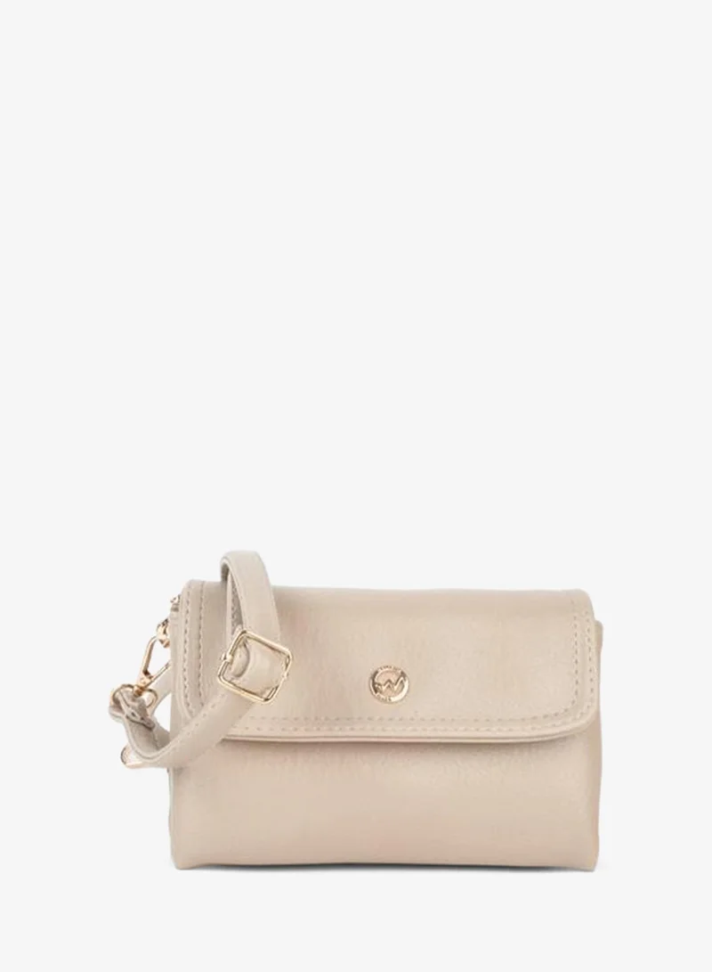 Women's Lilya Vizon Small Size 2-Compartment Covered Zipper and Snap Closure Hand, Arm, and Shoulder Bag.