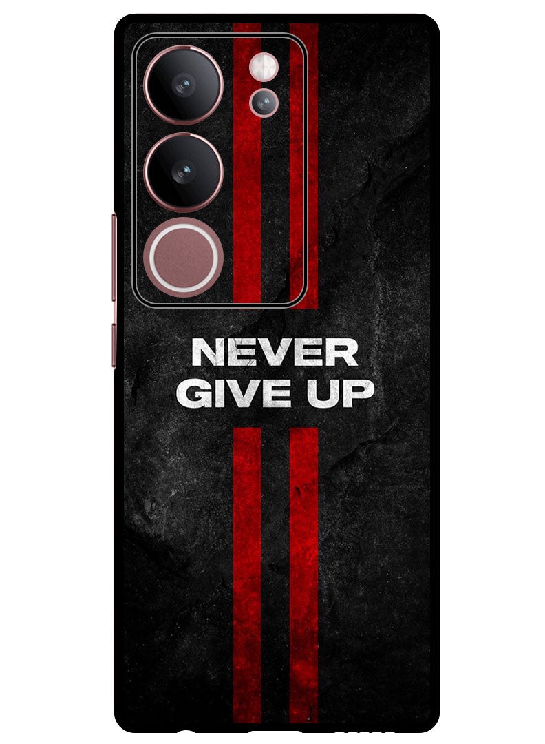 Theodor Protective Case Anti Scratch Shock Proof Bumper Cover For Vivo V29 - V29 Pro Never Give up stripes - Image 1