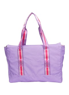CUBS Double Face Tote Bag Multicolor Large Lilac Plain & Tie Dye  - Image 5