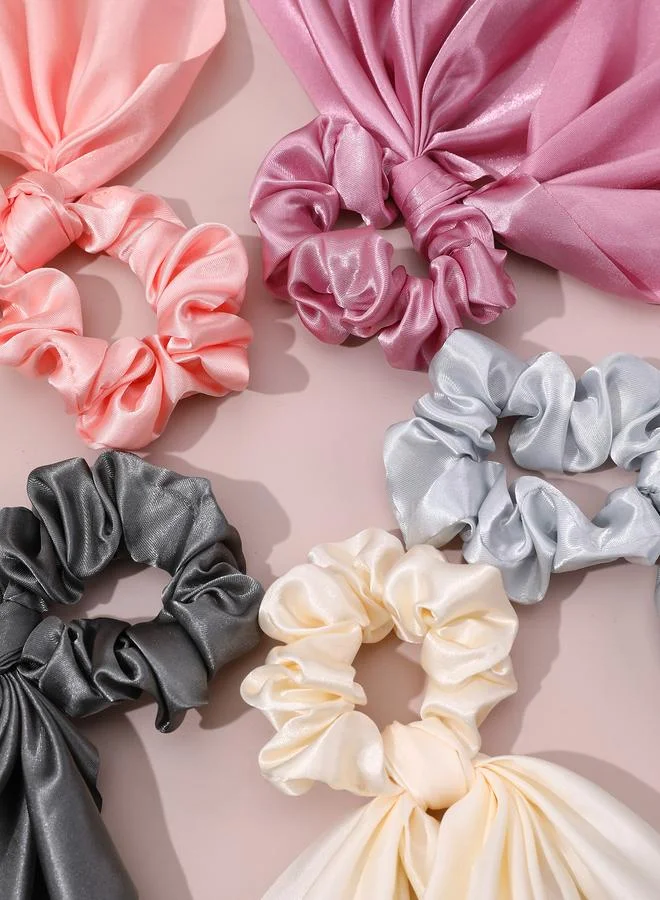 Take Two Set of 5 - Bowknot Hair Scrunchies