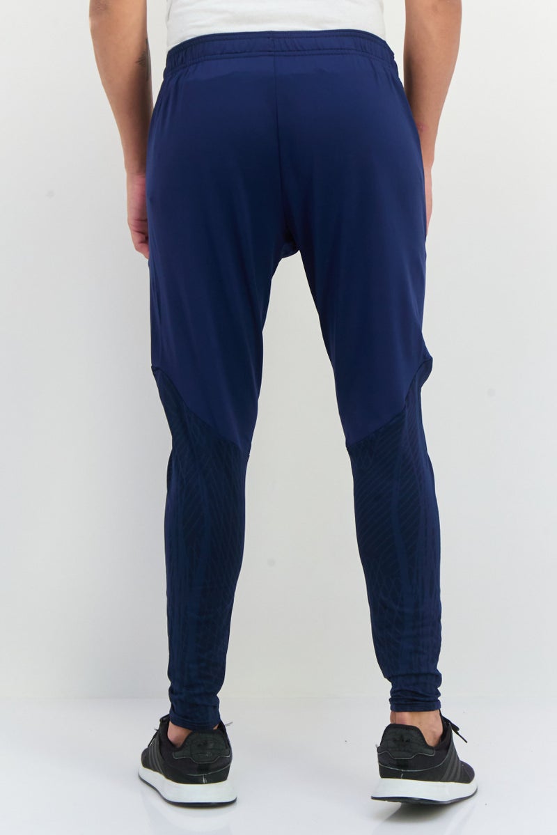 Nike Men Slim Fit Embroidered Logo Training Track Pant, Navy - Image 3