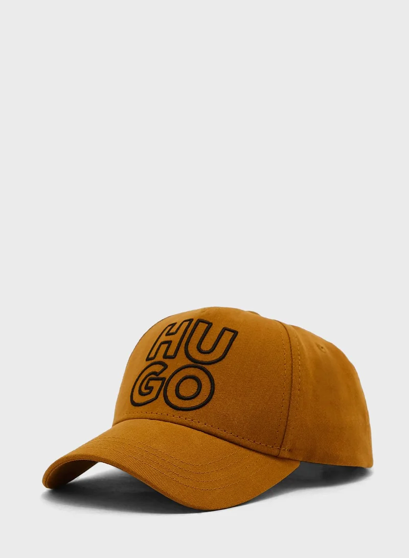 HUGO Logo Curved Peak Cap
