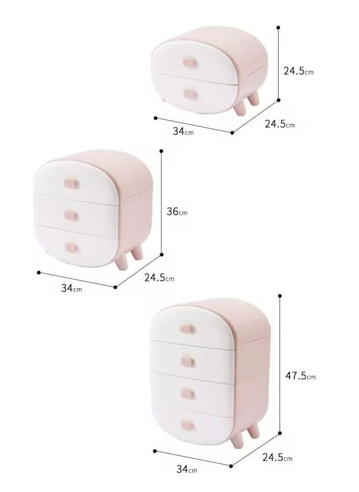 Phoenix - Multi-layer Organizer Cabinet – Stylish Storage Drawer For Home & Essentials 3 Drawer - Image 1