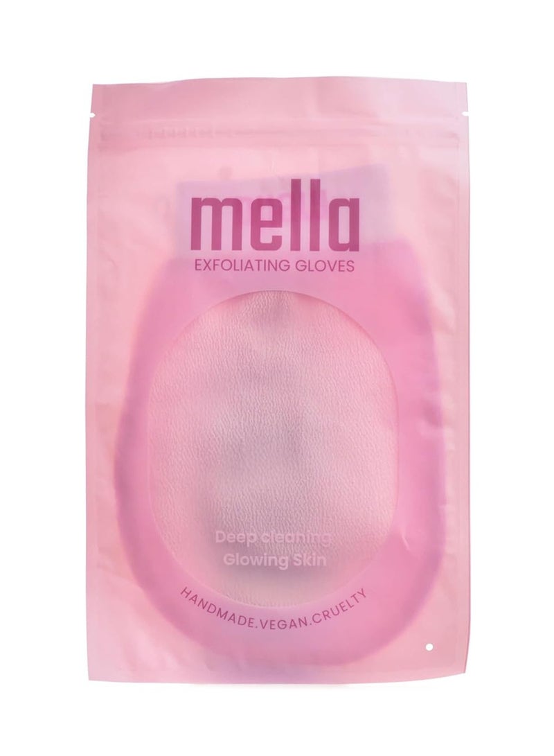 mella Korean Loofah - Great Peel Off Gloves - Pink  - Image 5