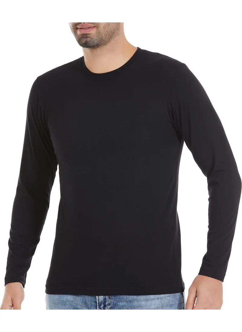 Yıldız Çamaşır Star Underwear Star Long Sleeve Zero Collar Lycra Men's Bodysuit 85