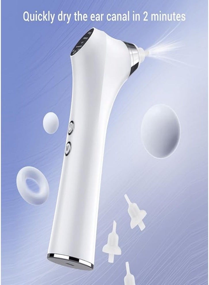 Ear Dryer, Electric Rechargeable Constant Temperature, Suitable for Swimmers, Babies and Adults, 3 Modes, - Portable Ear Dryer - Image 1