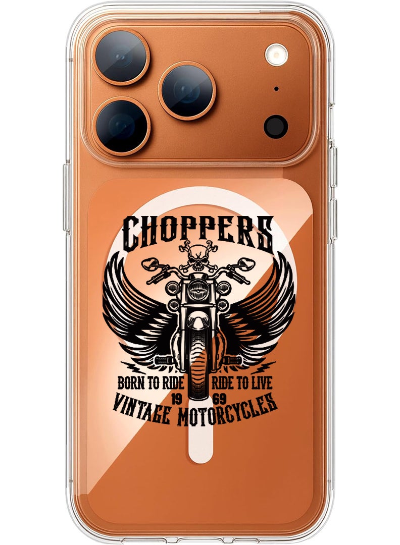 Theodor Magnetic Case for Apple iPhone 17 Pro Compatible with MagSafe Wireless Charging, Shockproof Phone Bumper Cover - Coffee (2) - Image 1