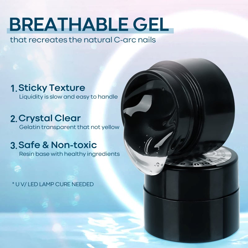 modelones Rhinestone Glue No Wipe Nail Gem Glue Super Strong Adhesive with Nail Charms & Dual-Use Brush, 2Ã—5 ml - Image 3