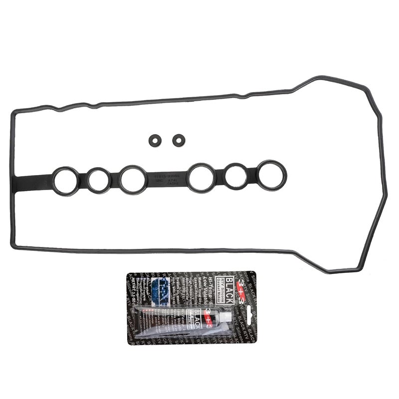Cybal VS50542R Engine Valve Cover Gasket & Gasket Maker 3oz with 1998-2008 Toyota Celica Corolla Matrix MR2 Pontiac Vibe Chevy Prizm 1.8L 1121322050 0361568 56025300 - Image 3
