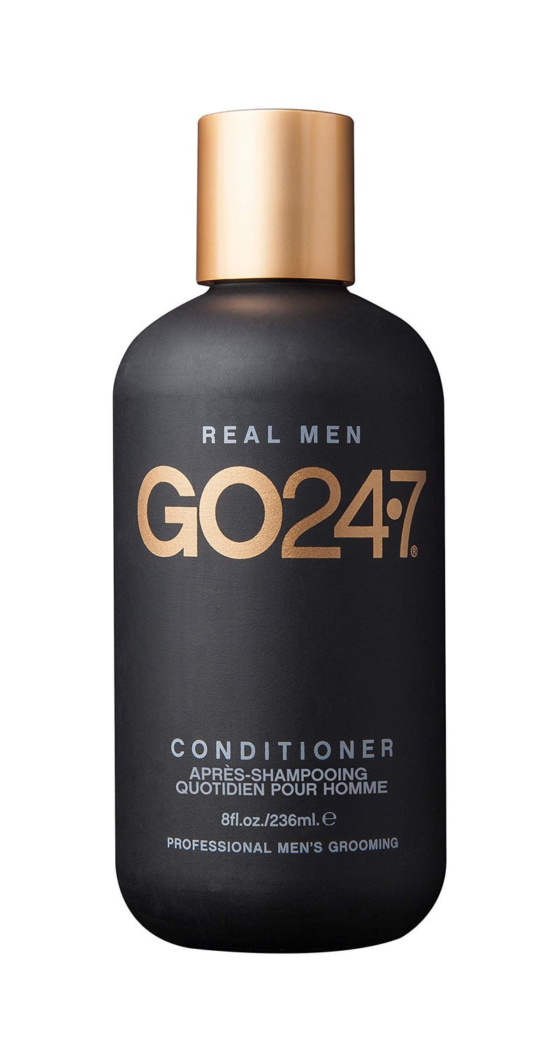 GO247 Daily Conditioner â€“ Hydrating Formula for Men â€“ With Vitamin E & Menthol to Help Nourish & Refresh â€“ Macadamia Nut & Ginseng Scent, 8 Fl Oz - Image 1