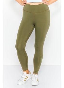 Nike Women Sportswear Fit Training Leggings, Olive  - Image 1