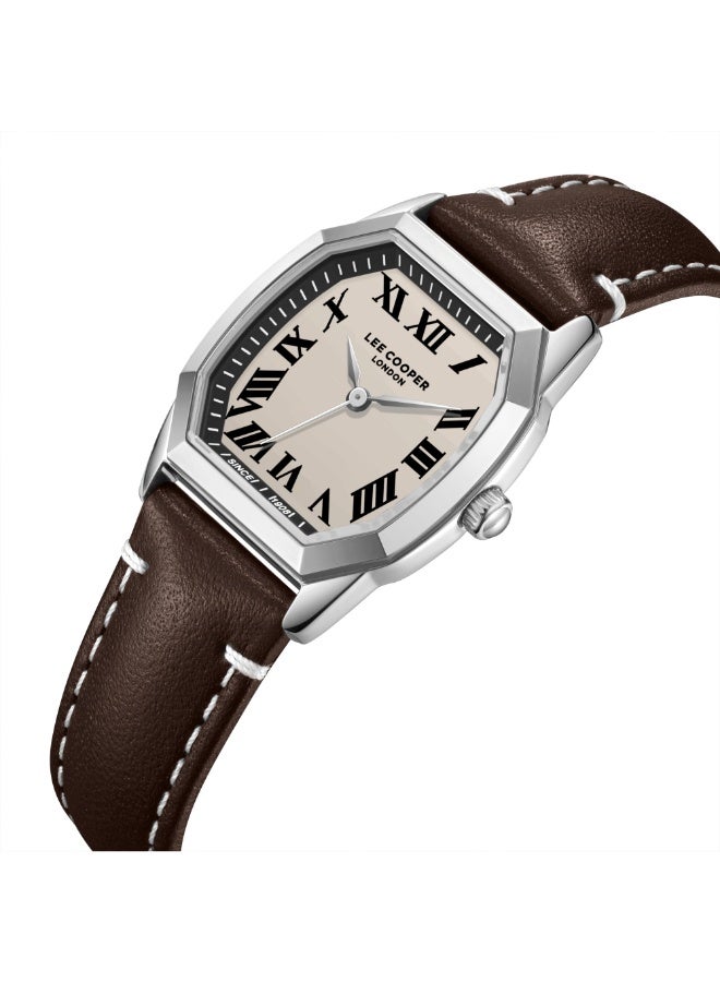 Lee Cooper ساعة يد نسائية جلدية تناظرية LC08202.362 - 27x34 مم - Image 2